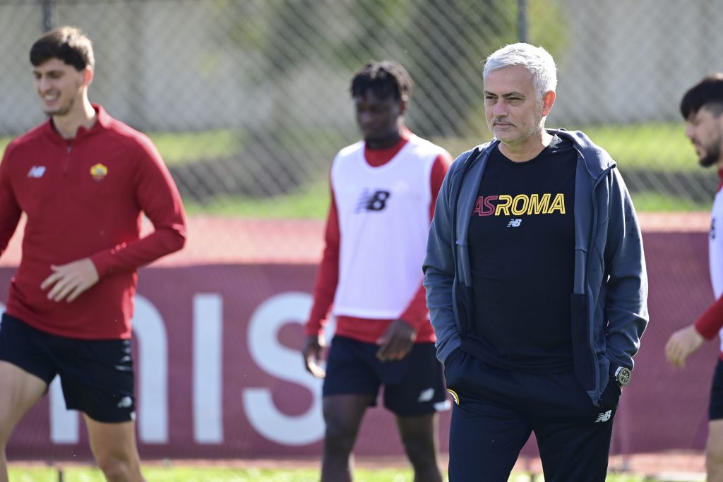 mourinho AS Roma Training Session