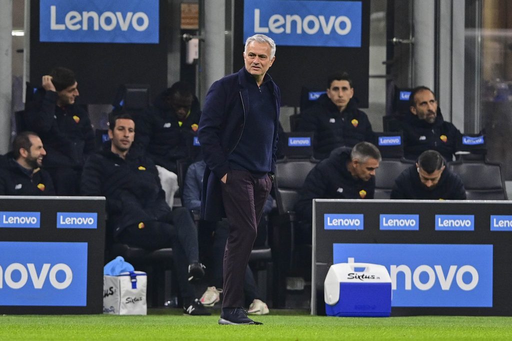 Mourinho FC Internazionale v AS Roma - Coppa Italia