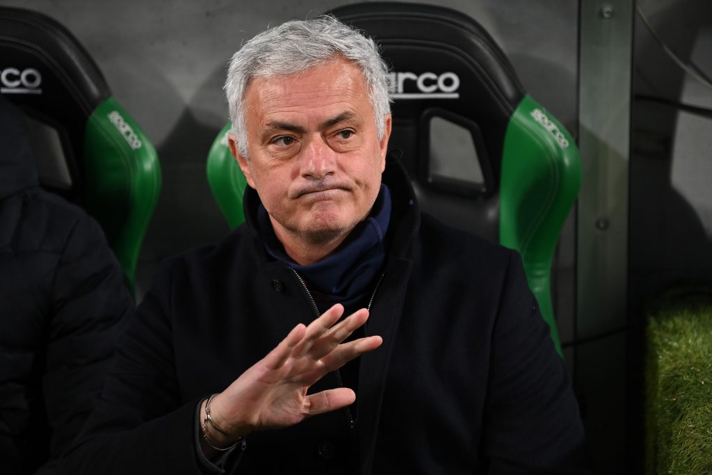 Mourinho US Sassuolo v AS Roma - Serie A