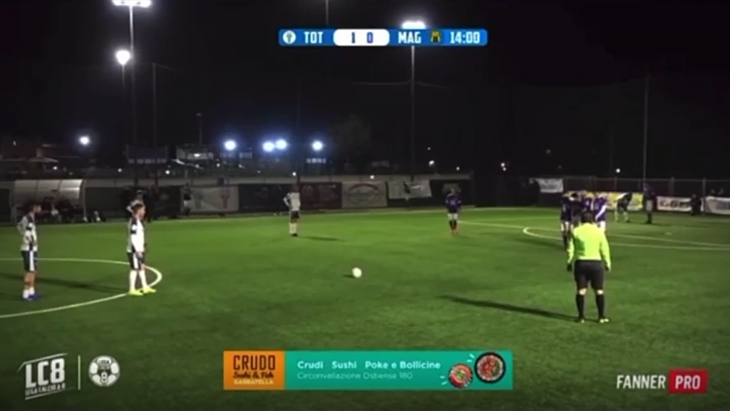 Totti lega calcio a 8