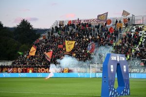 settore ospiti Spezia Calcio v AS Roma - Serie A