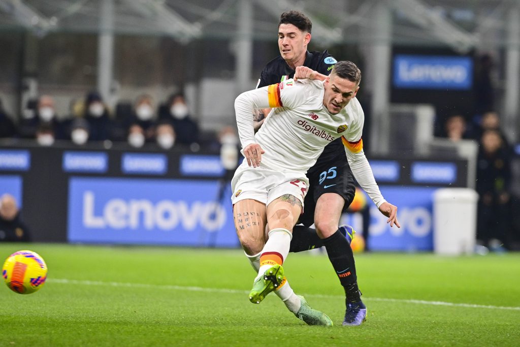 Zaniolo Bastoni FC Internazionale v AS Roma - Coppa Italia