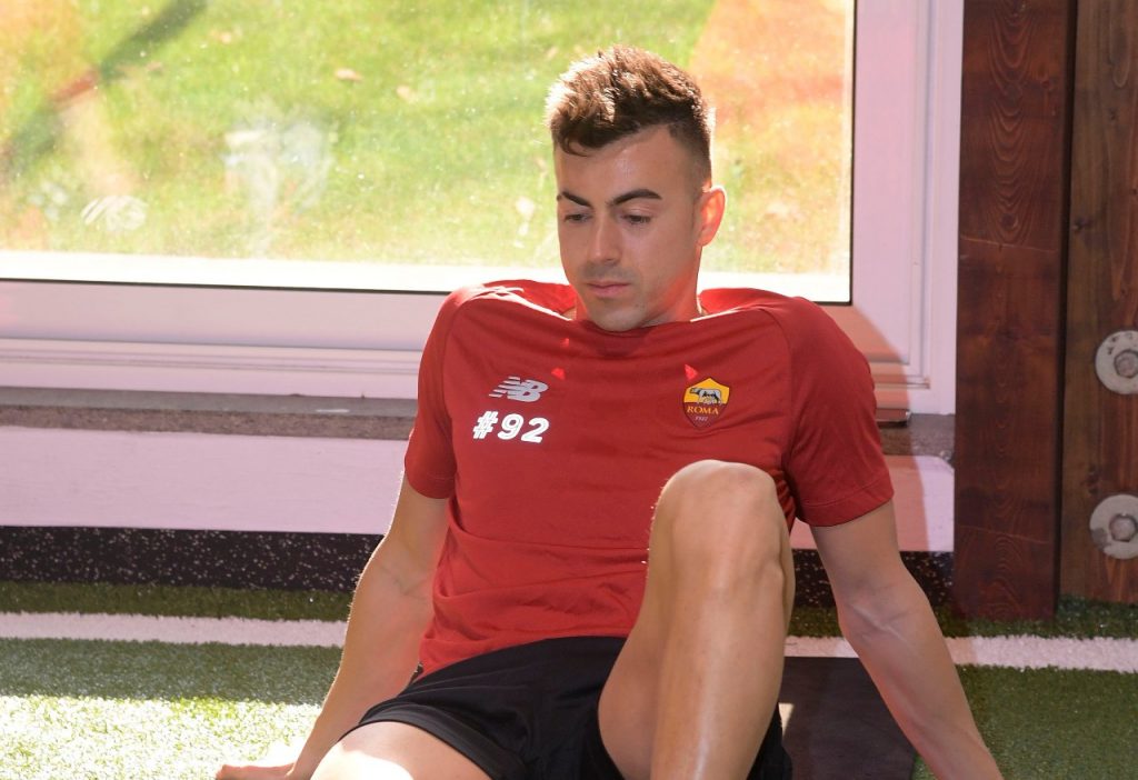 roma allenamento trigoria el shaarawy
