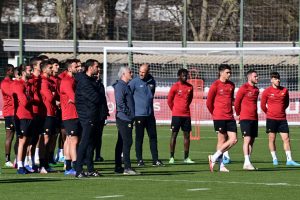 AS Roma allenamento trigoria mourinho