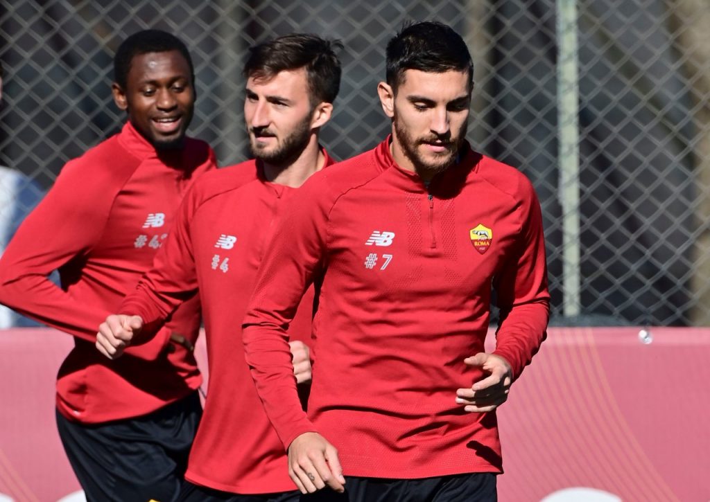 AS Roma allenamento trigoria pellegrini