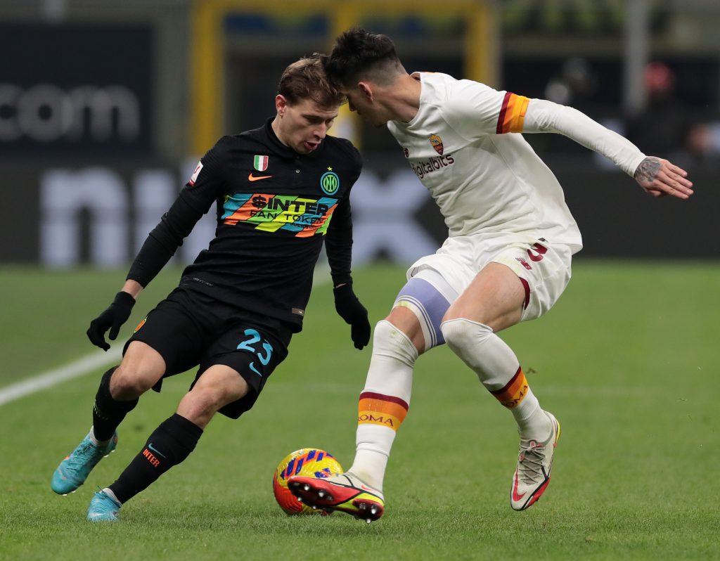 FC Internazionale v AS Roma - Coppa Italia Ibanez