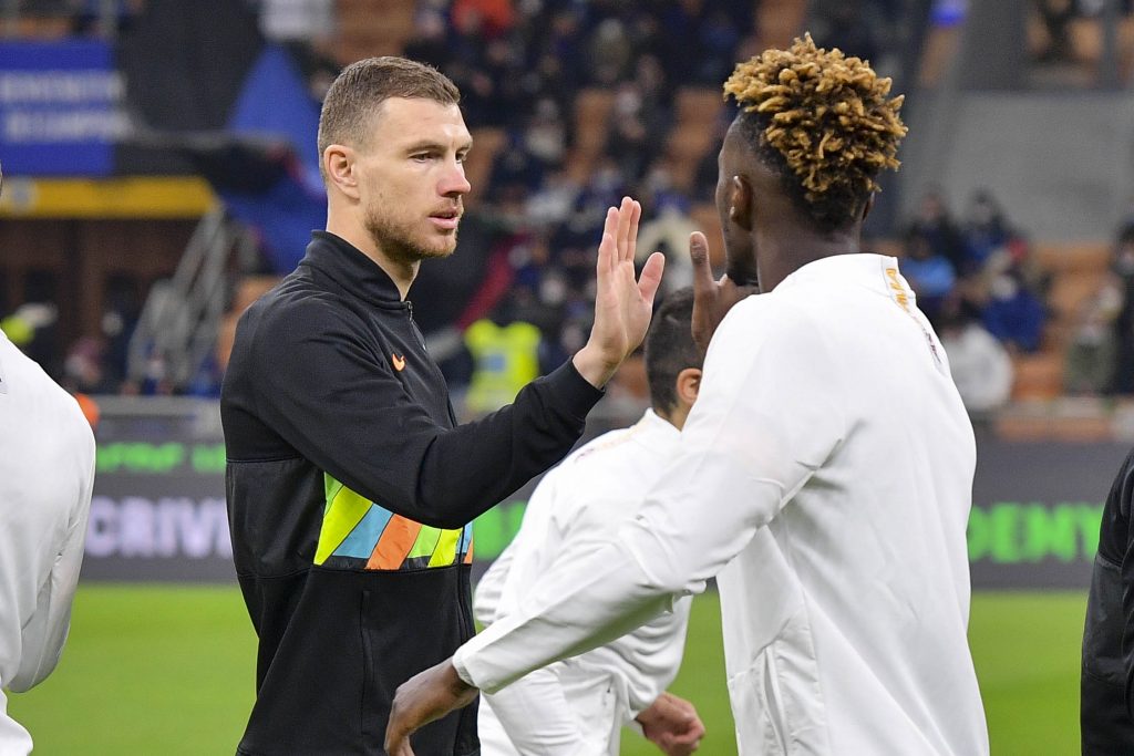 Abraham Dzeko FC Internazionale v AS Roma - Coppa Italia