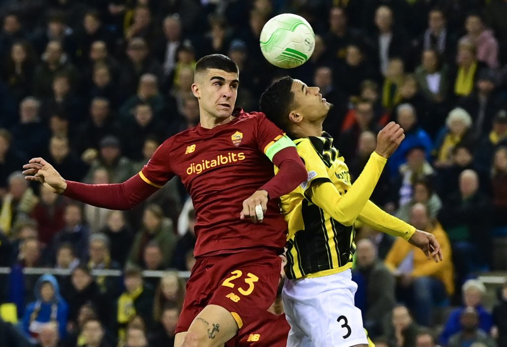 Gianluca Mancini  Vitesse v AS Roma: Round of 16 Leg One - UEFA Europa Conference League
