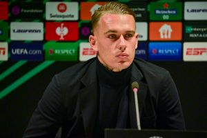 Karsdorp AS Roma Press Conference