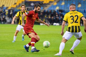 Sergio Oliveira Vitesse v AS Roma: Round of 16 Leg One - UEFA Europa Conference League