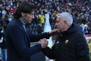 Mourinho Cioffi Udinese Calcio v AS Roma - Serie A