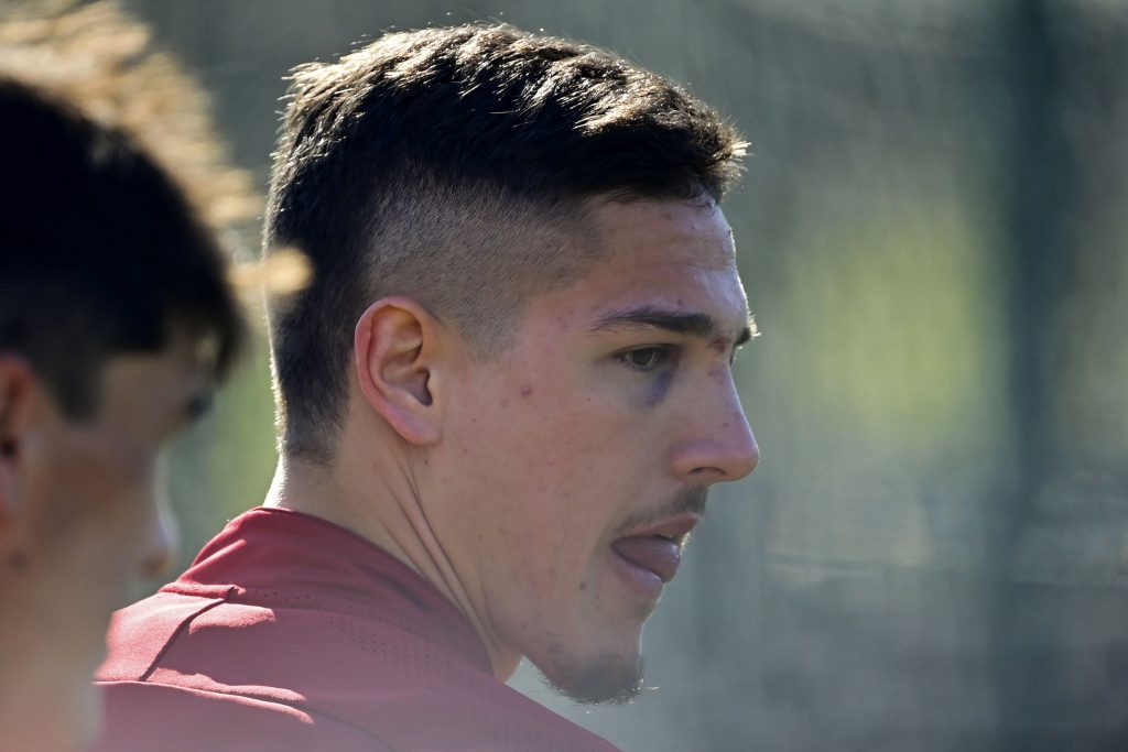 zaniolo AS Roma Training Session