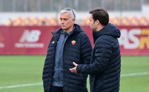 Pinto Mourinho AS Roma Training Session