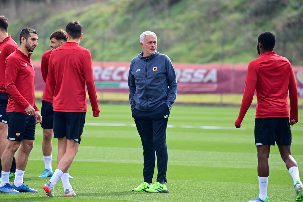 mourinho AS Roma Training Session
