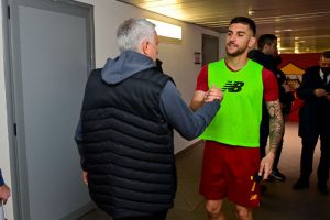 Mourinho Pellegrini AS Roma v SS Lazio - Serie A