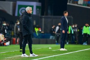 Mourinho Udinese Calcio v AS Roma - Serie A