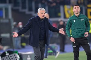 MOurinho AS Roma v Vitesse: Round of 16 Leg Two - UEFA Europa Conference League