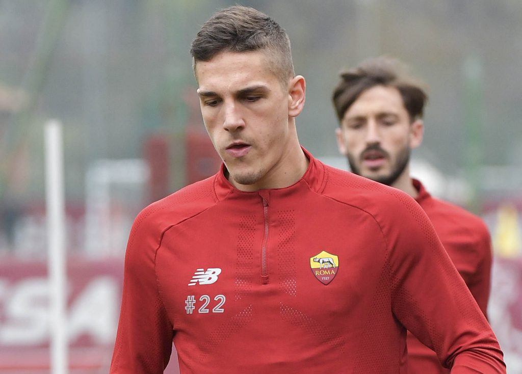 Zaniolo Nicolò AS Roma Training Session