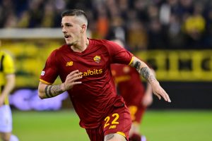 Nicolò Zaniolo Vitesse v AS Roma: Round of 16 Leg One - UEFA Europa Conference League