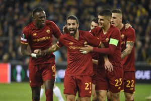 Sergio Oliveira Vitesse v AS Roma: Round of 16 Leg One - UEFA Europa Conference League