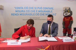 lucarelli pastorella AS Roma Celebrates International Women Day At ITIS Galileo Galilei