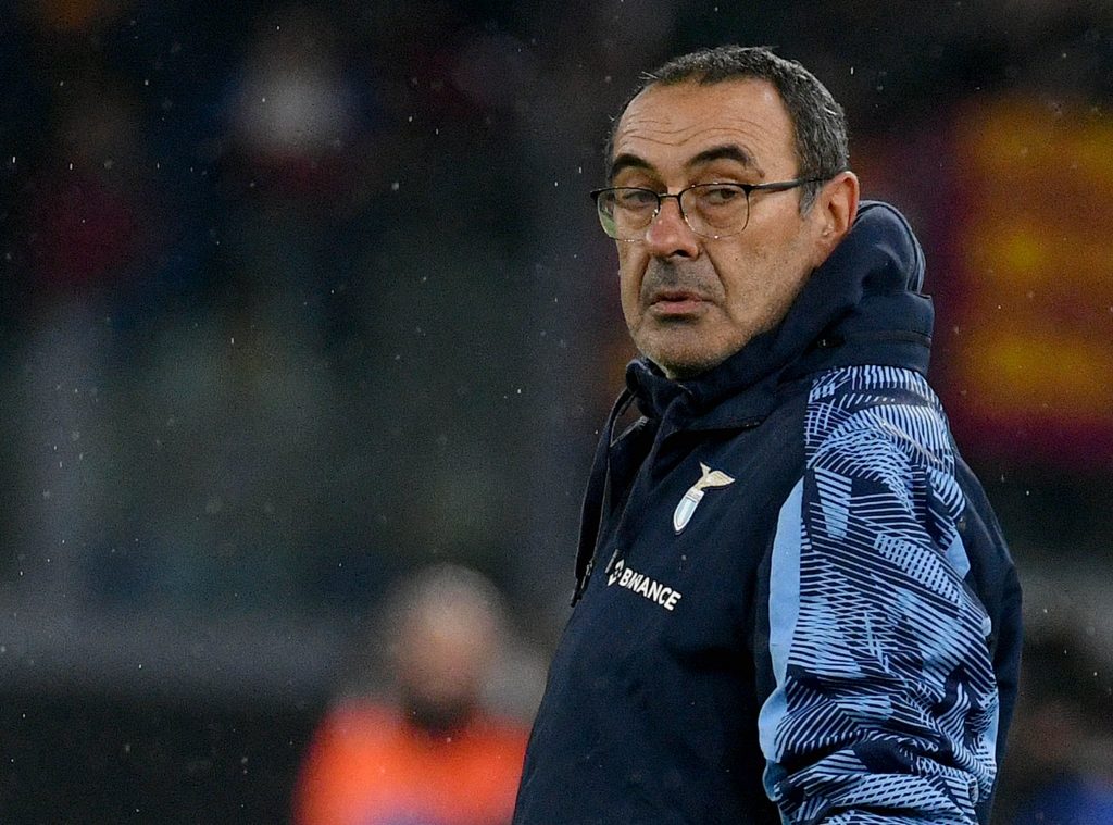 Maurizio Sarri AS Roma v SS Lazio - Serie A