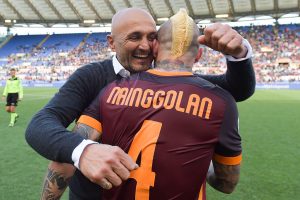 Spalletti nainggolan AS Roma v SSC Napoli - Serie A
