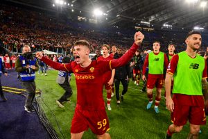 Nicola Zalewski  AS Roma v SS Lazio - Serie A