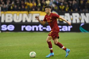 Stephan El Shaarawy Vitesse v AS Roma: Round of 16 Leg One - UEFA Europa Conference League