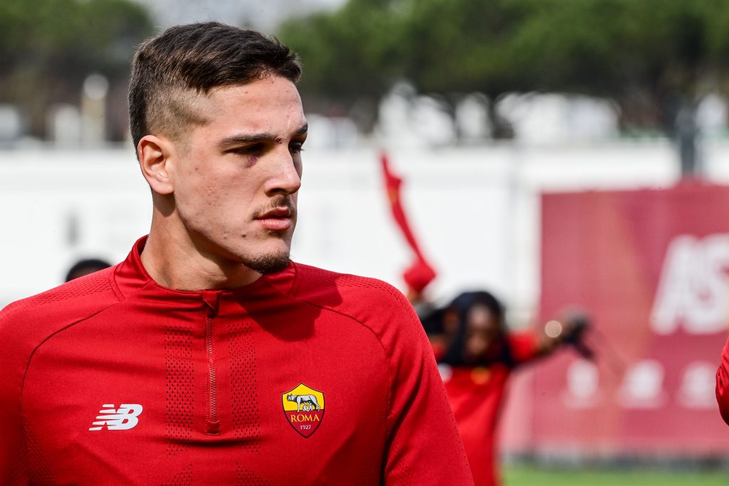 zaniolo AS Roma Training Session
