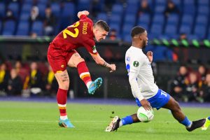 Nicolò Zaniolo  AS Roma v Vitesse: Round of 16 Leg Two - UEFA Europa Conference League