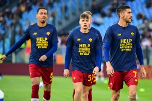Smalling Zalewski PellegriniAS Roma v Atalanta BC - Serie A