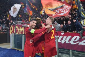 Abraham Pellegrini KarsdorpAS Roma v Vitesse: Round of 16 Leg Two - UEFA Europa Conference League