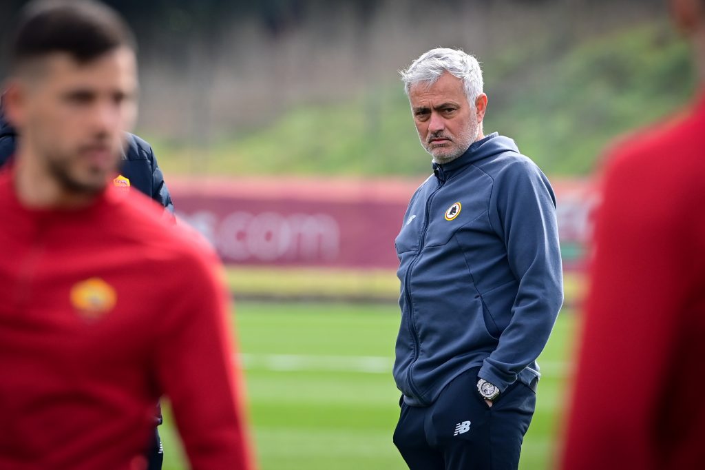mourinho AS Roma Training Session