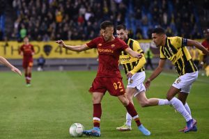 Stephan El Shaarawy Vitesse v AS Roma: Round of 16 Leg One - UEFA Europa Conference League