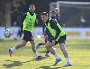 zaniolo nazionale italia allenamento