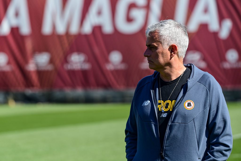 mourinho AS Roma Training Session