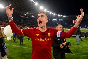 Gianluca Mancini  AS Roma v SS Lazio - Serie A