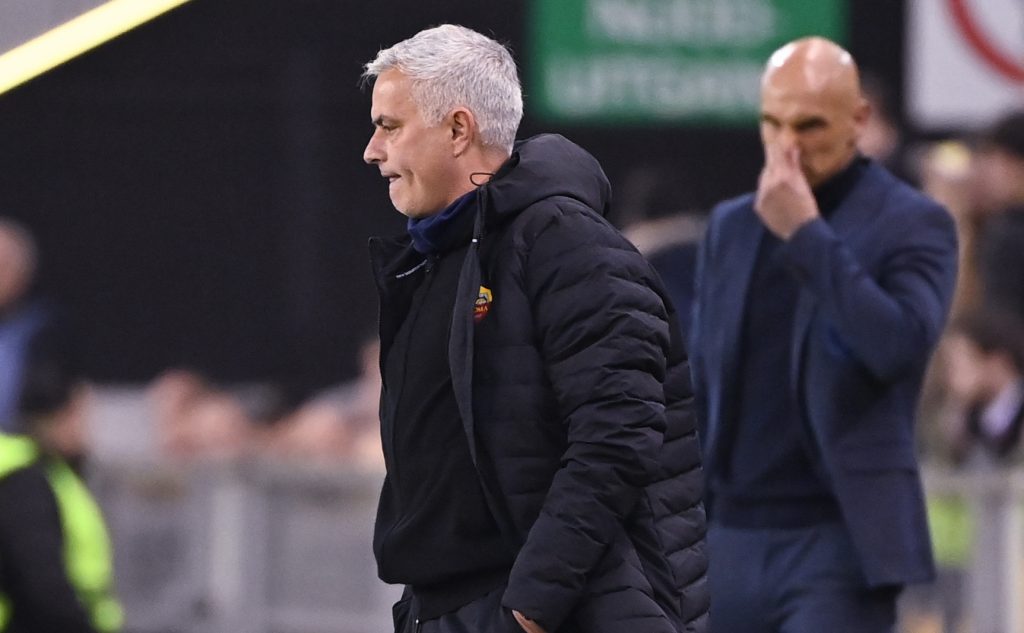 Josè Mourinho   Vitesse v AS Roma: Round of 16 Leg One - UEFA Europa Conference League