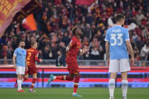 Tammy Abraham AS Roma v SS Lazio - Serie A