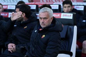 Mourinho Udinese Calcio v AS Roma - Serie A
