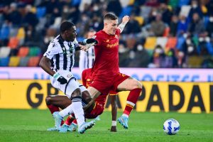 Zaniolo Udinese Calcio v AS Roma - Serie A