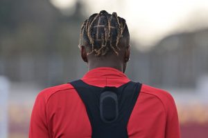 Abraham AS Roma Training Session