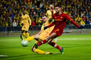 Pellegrini  FK Bodo/Glimt v AS Roma: Quarter Final Leg One - UEFA Europa Conference League