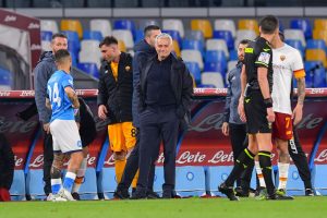 SSC Napoli v AS Roma - Serie A mourinho