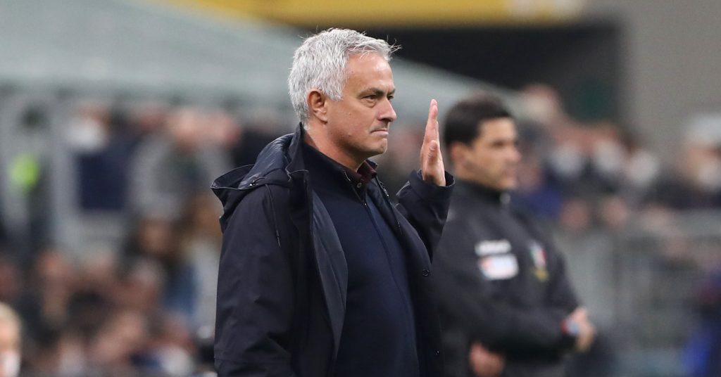 Mourinho FC Internazionale v AS Roma - Serie A