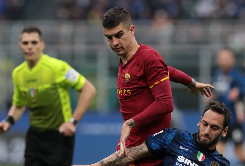 mancini FC Internazionale v AS Roma - Serie A