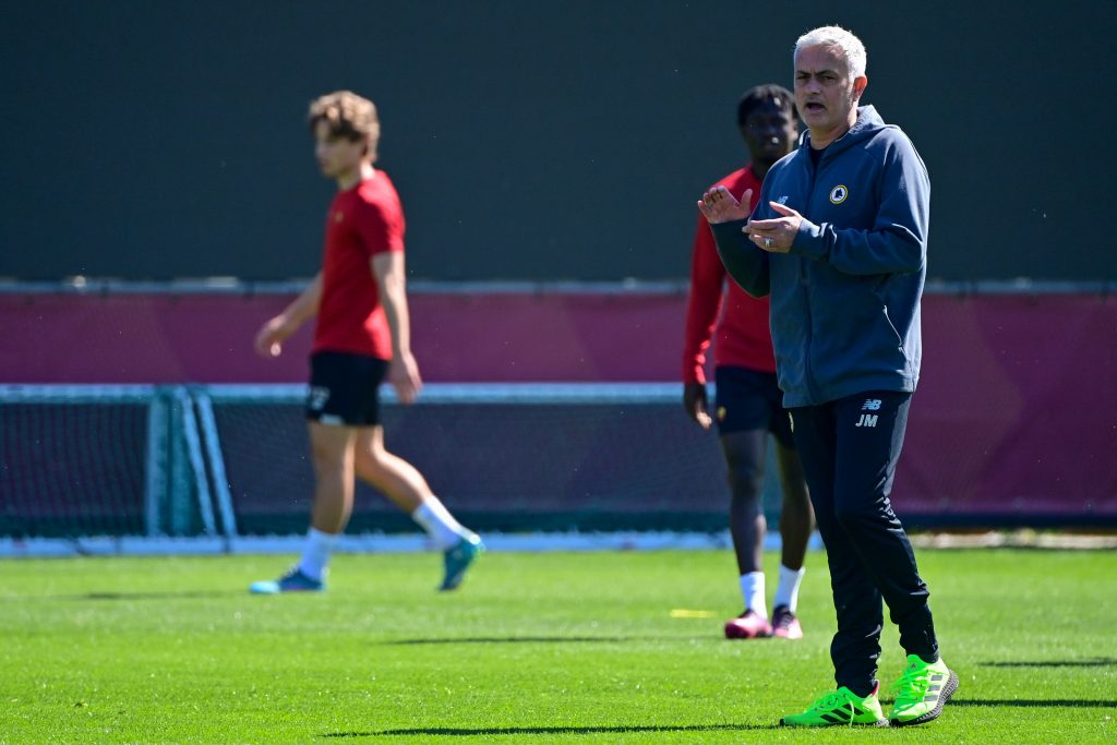 mourinho AS Roma Training Session