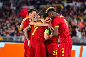 Zaniolo Abraham AS Roma v FK Bodø/Glimt: Quarter Final Leg Two - UEFA Europa Conference League