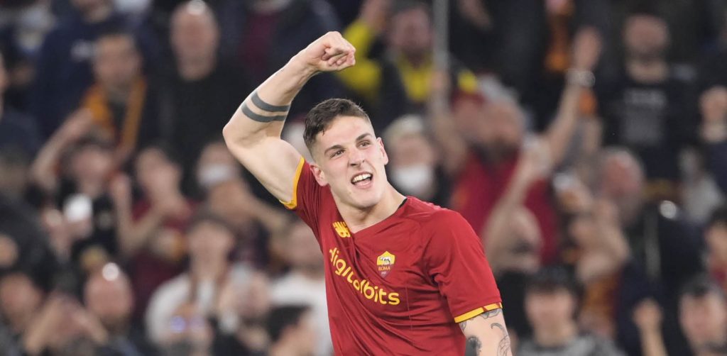 Zaniolo AS Roma v FK Bod√∏/Glimt: Quarter Final Leg Two - UEFA Europa Conference League